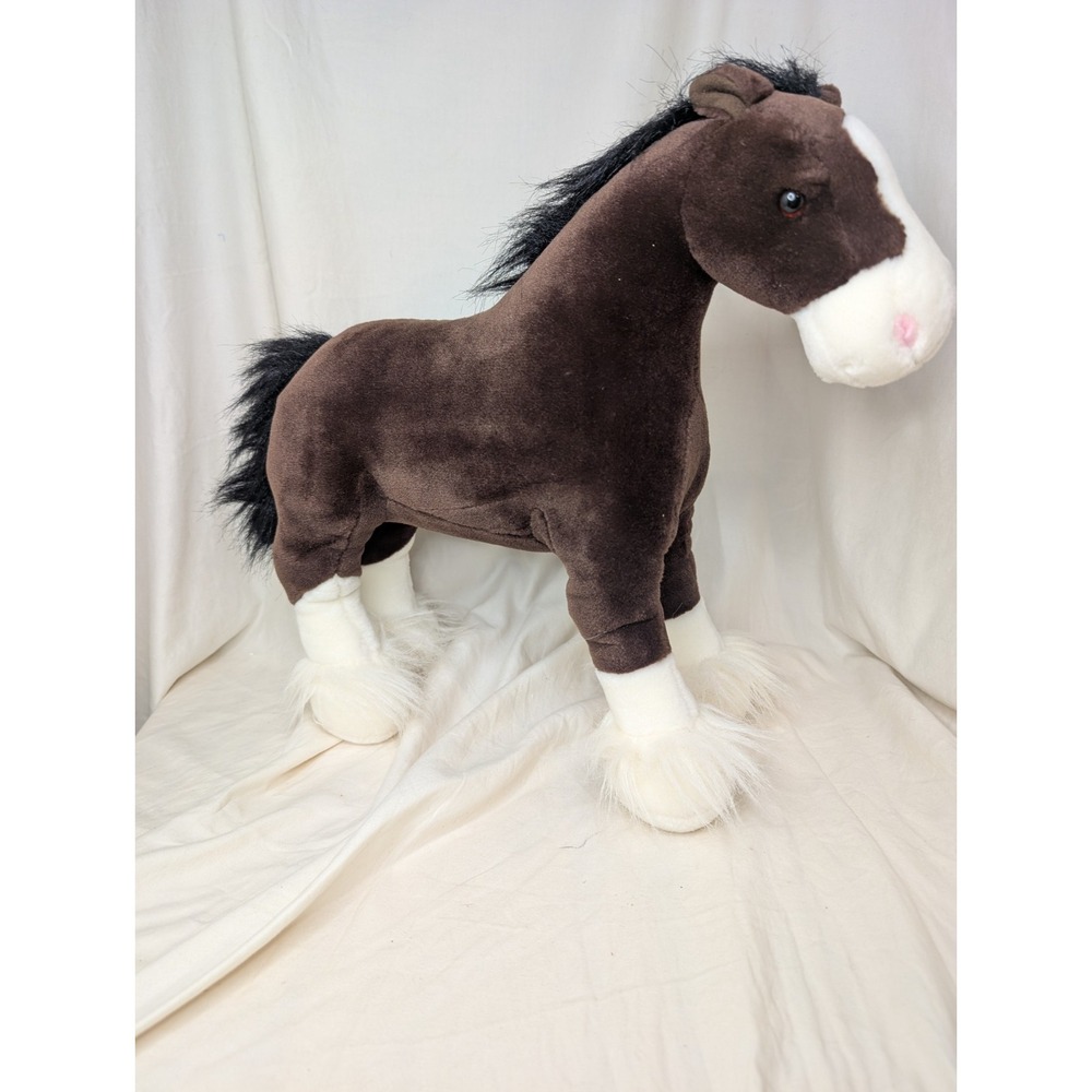 Gund Dale Clydesdale Horse 11" Plush Stuffed Animal Toy 042984 Farm Animal‎